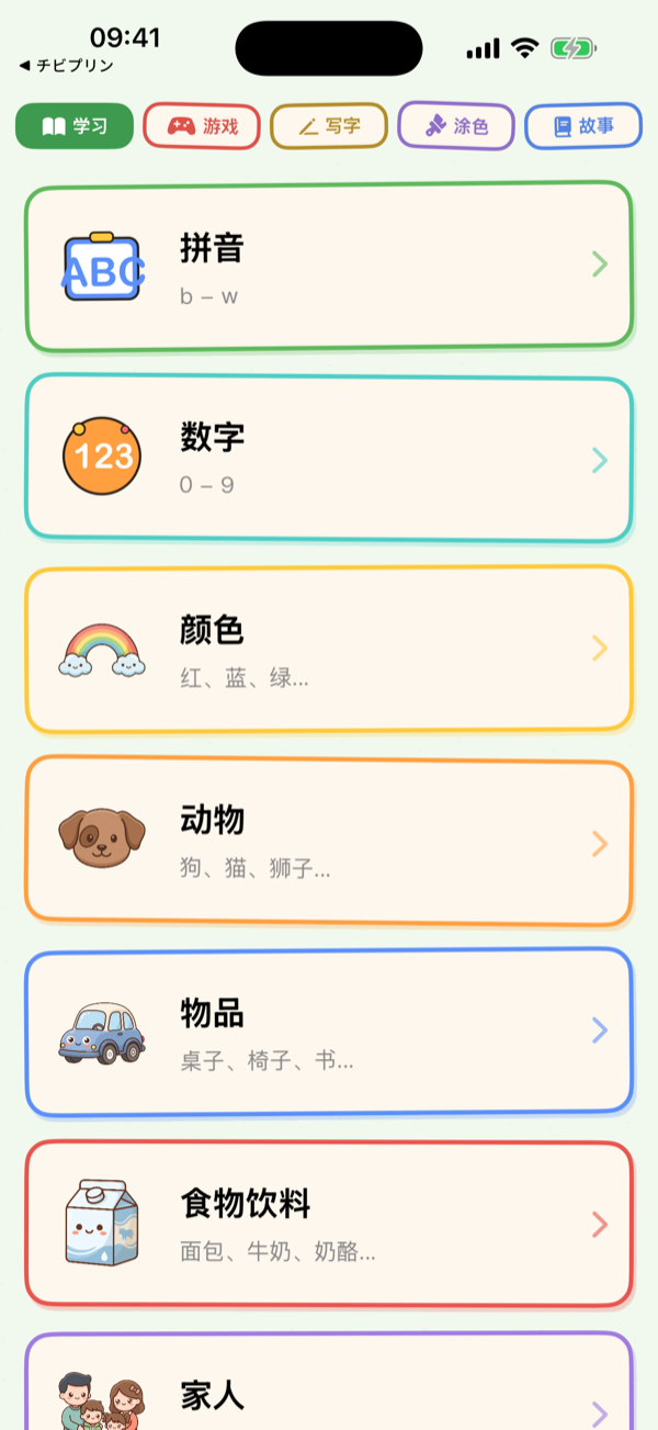 Learn Menu